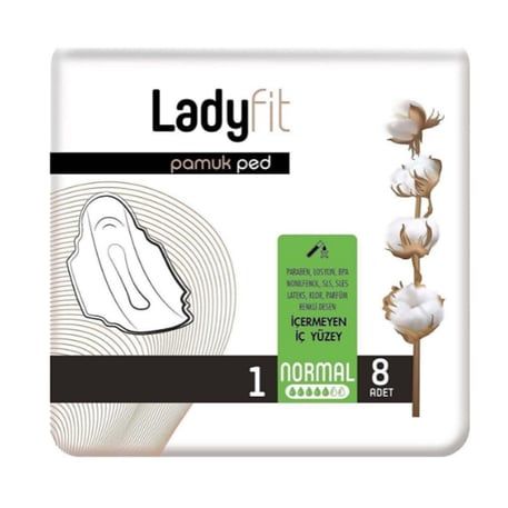 LADYFIT PAMUK PED STD NORMAL 8X24