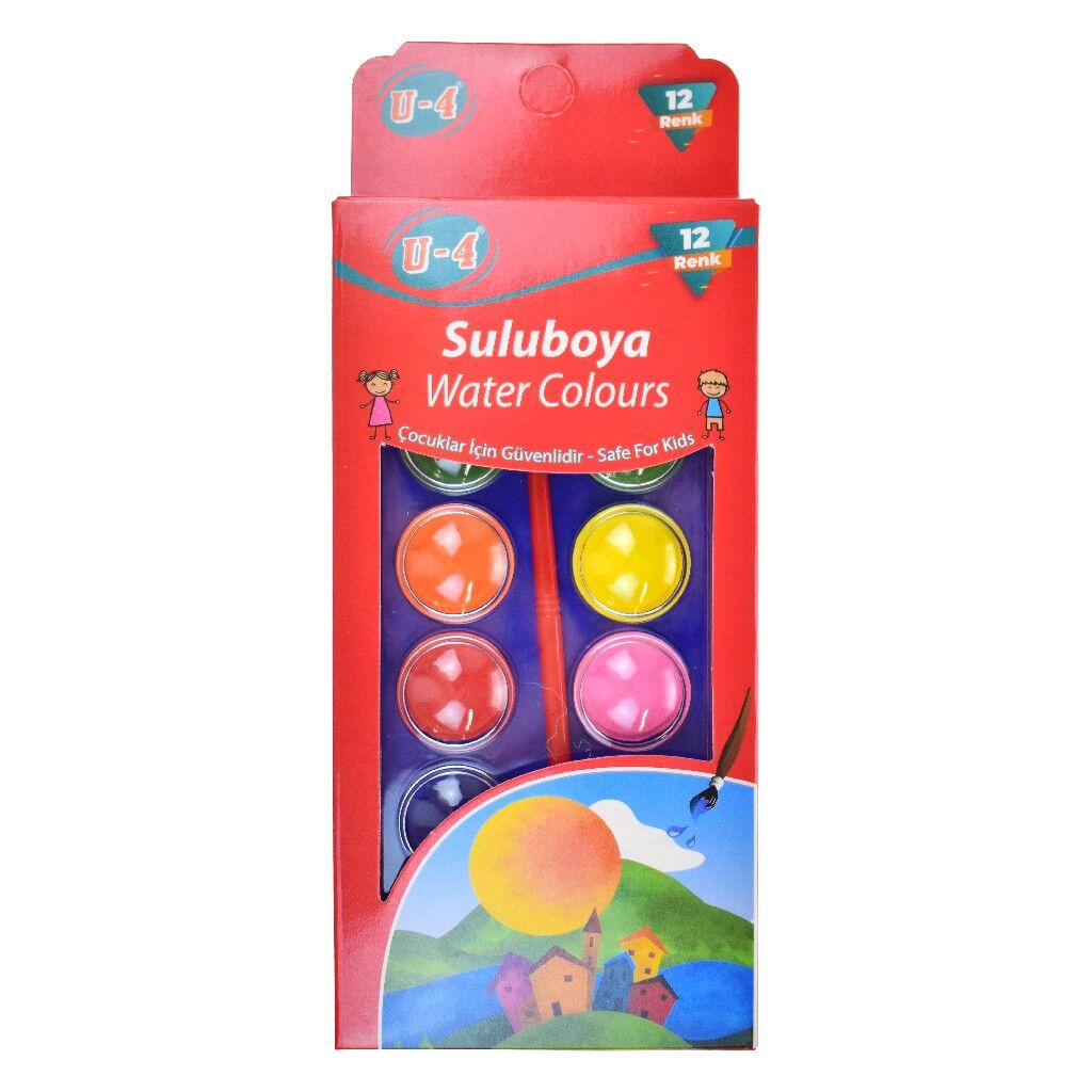 U-4 SULU BOYA 12 RENK