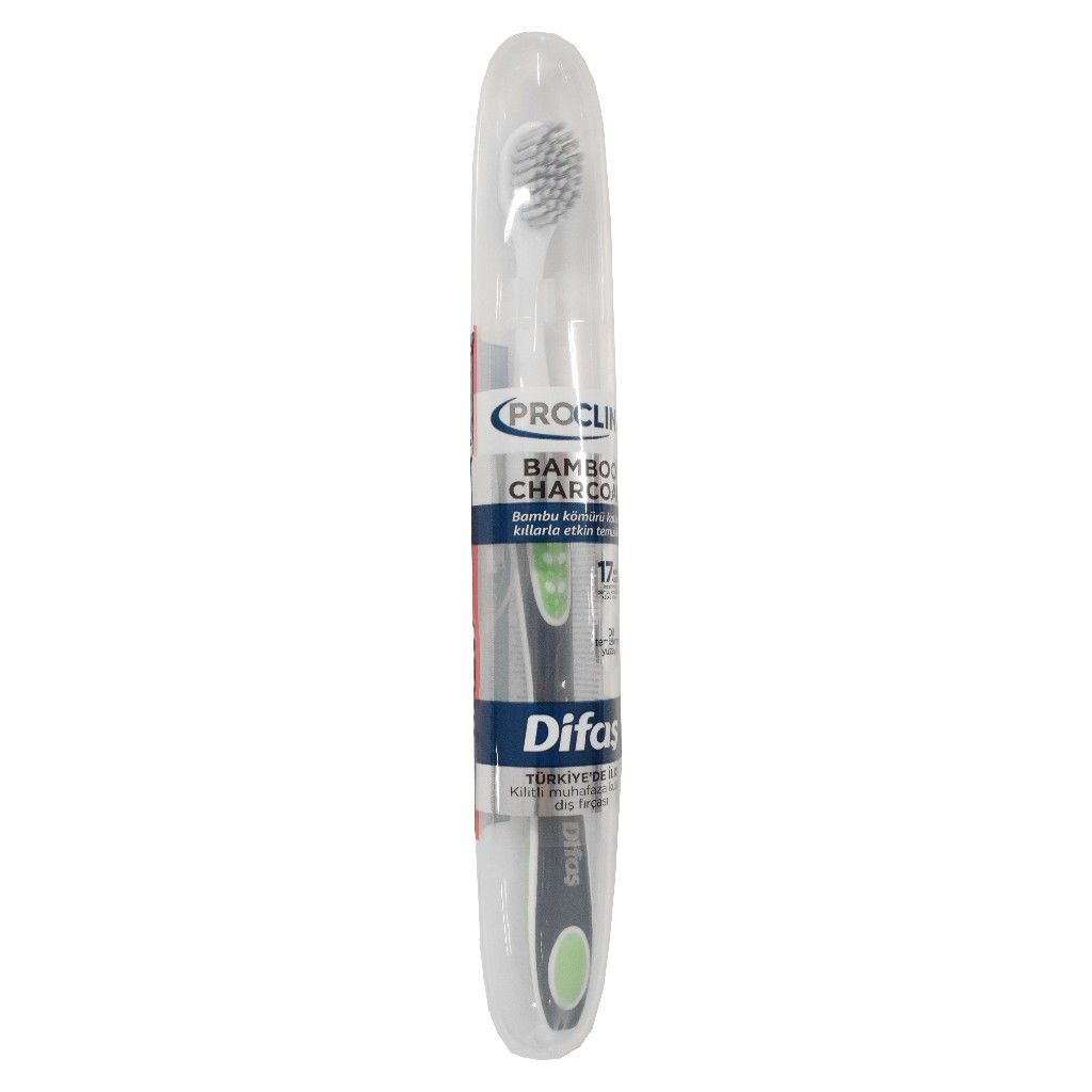 DİFAŞ PRO-CLINIC BAMBOO CHARCOAL TEKLİ DİŞ FIRÇASI