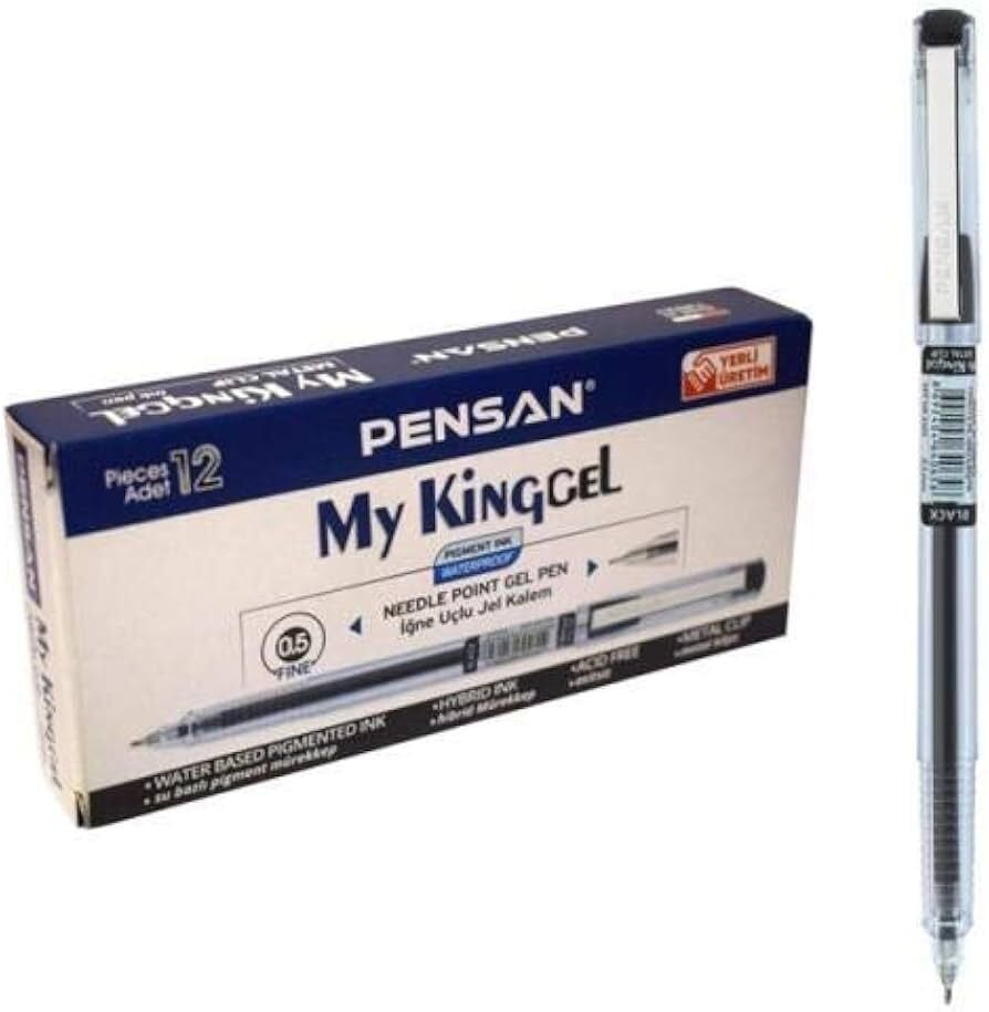 PENSAN MY-KING SİYAH JEL KALEM