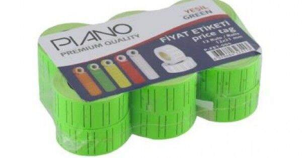 PİANO FİYAT ETİKETİ FET-002 YEŞİL