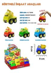 CARTOON SÜRTMELİ İNŞAAT ARAÇLARI