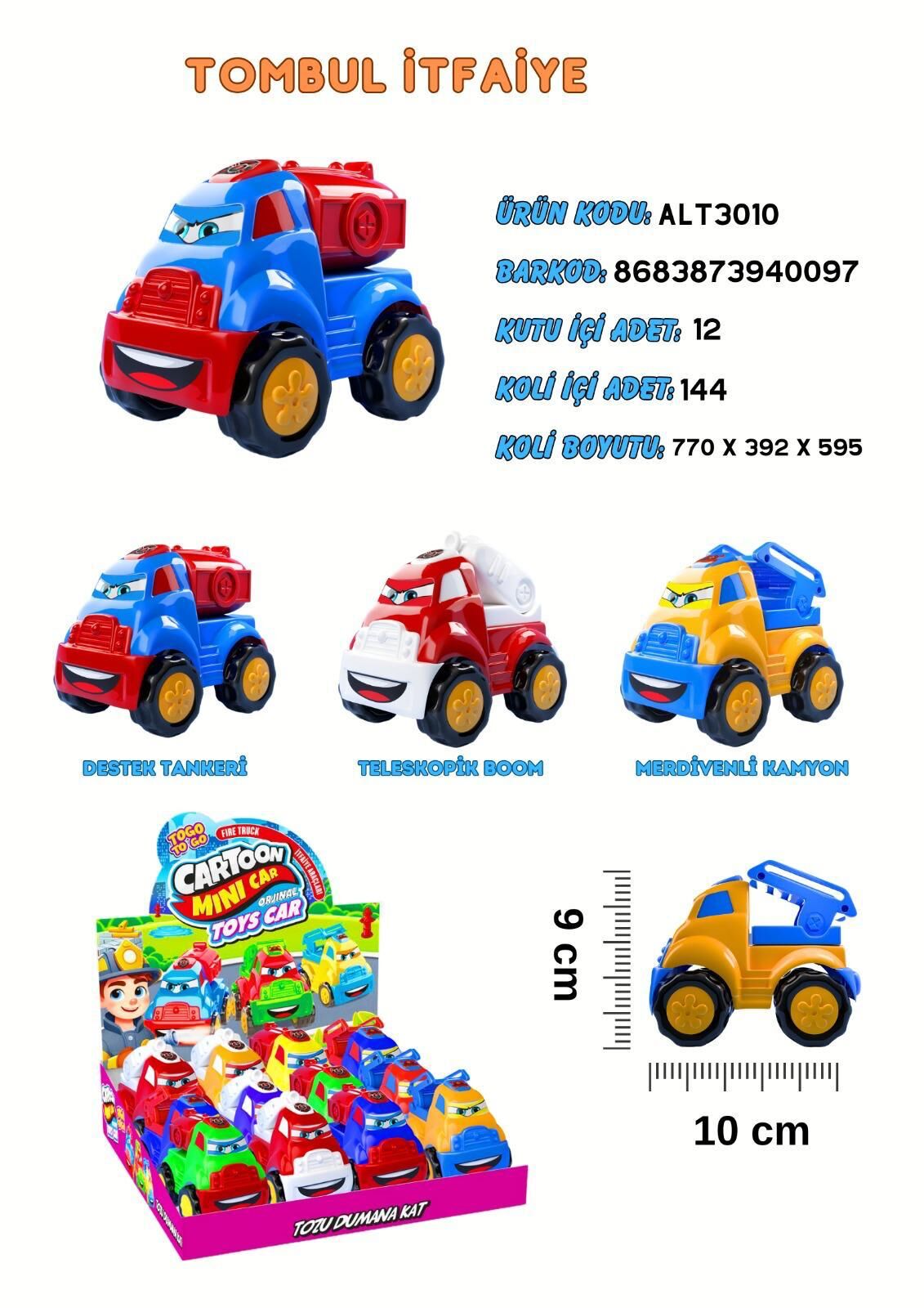 CARTOON ALT-3010 TOMBUL İTFAİYE ARAÇLARI