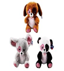 PELUŞ 35 CM PARLAK KALP GÖZLÜ ASORTİLER