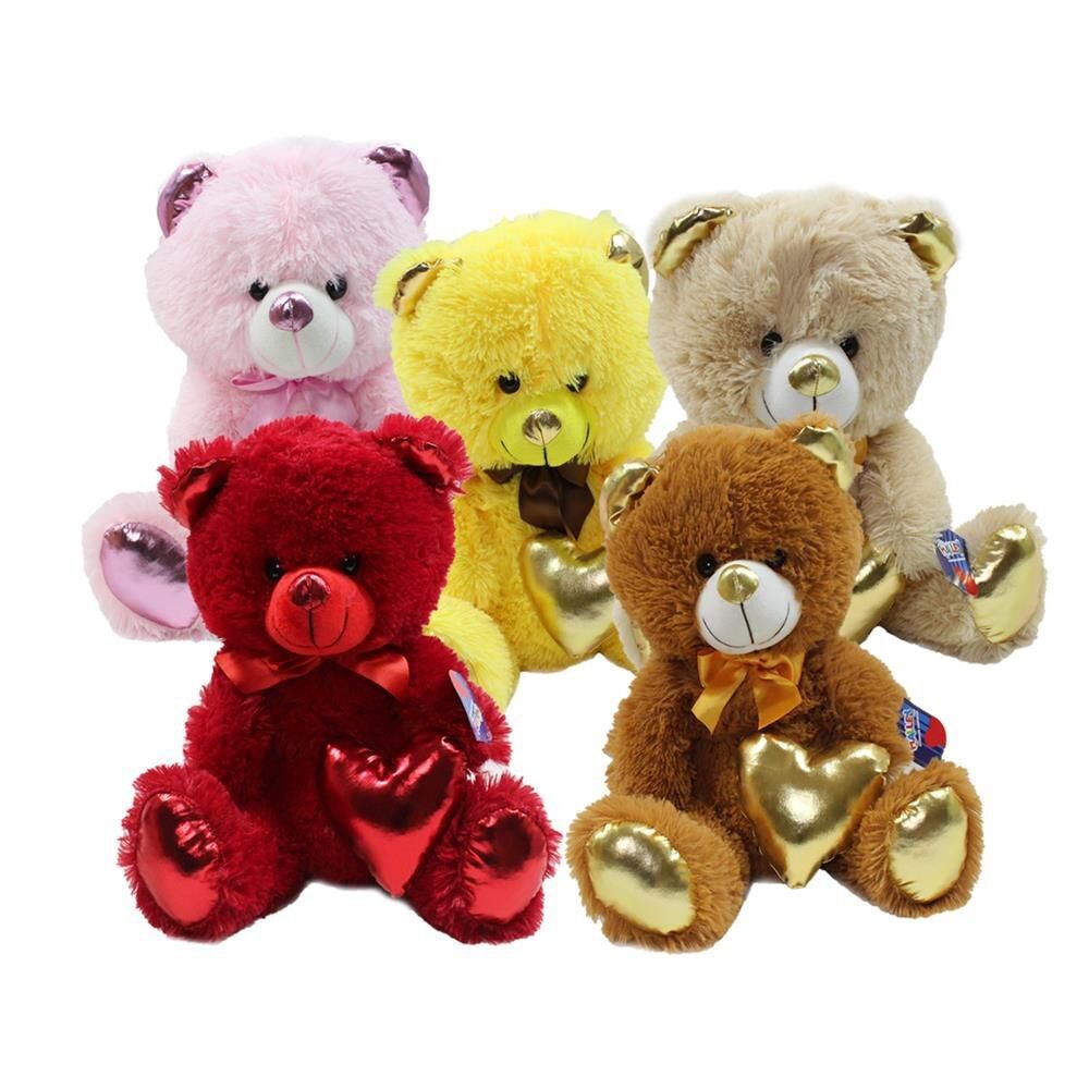 PELUŞ 40 CM PARLAK BALONLU AYI