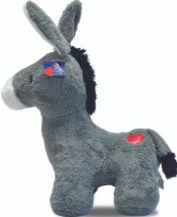 PELUŞ 55 CM KALPLİ EŞEK