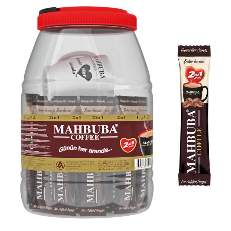 MAHBUBA 2 IN 1 KAHVE 10 GR 36 LI KAVANOZ BARDAK HED.
