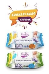 ALOBABY 120 Lİ EKONOMİK ISLAK MENDİL