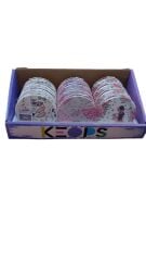 KEOPS CEP AYNASI YUVARLAK ÇİFT TARAFLI SİMLİ KAPAK(PK 12 Lİ)