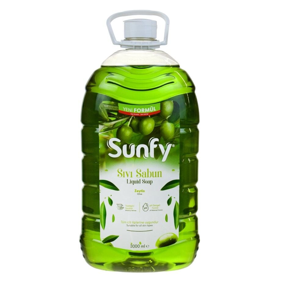 SUNFY ZEYTİN ÇİÇEĞİ SIVI SABUN 3000 ML
