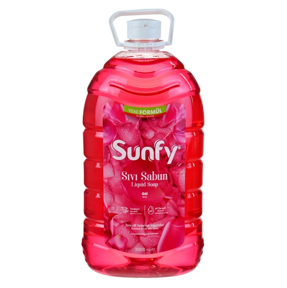 SUNFY GÜL SIVI SABUN 3000 ML