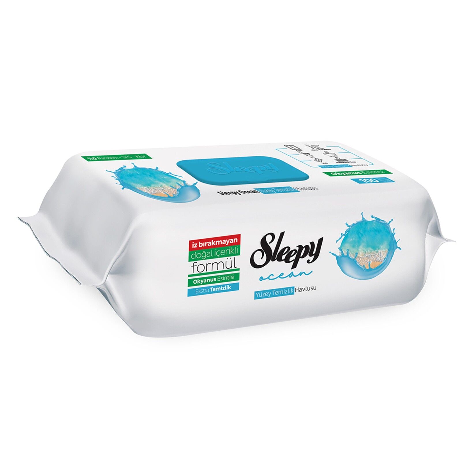 SLEEPY 100 LÜ OKYANUS YÜZEY TEMİZLİK HAVLUSU