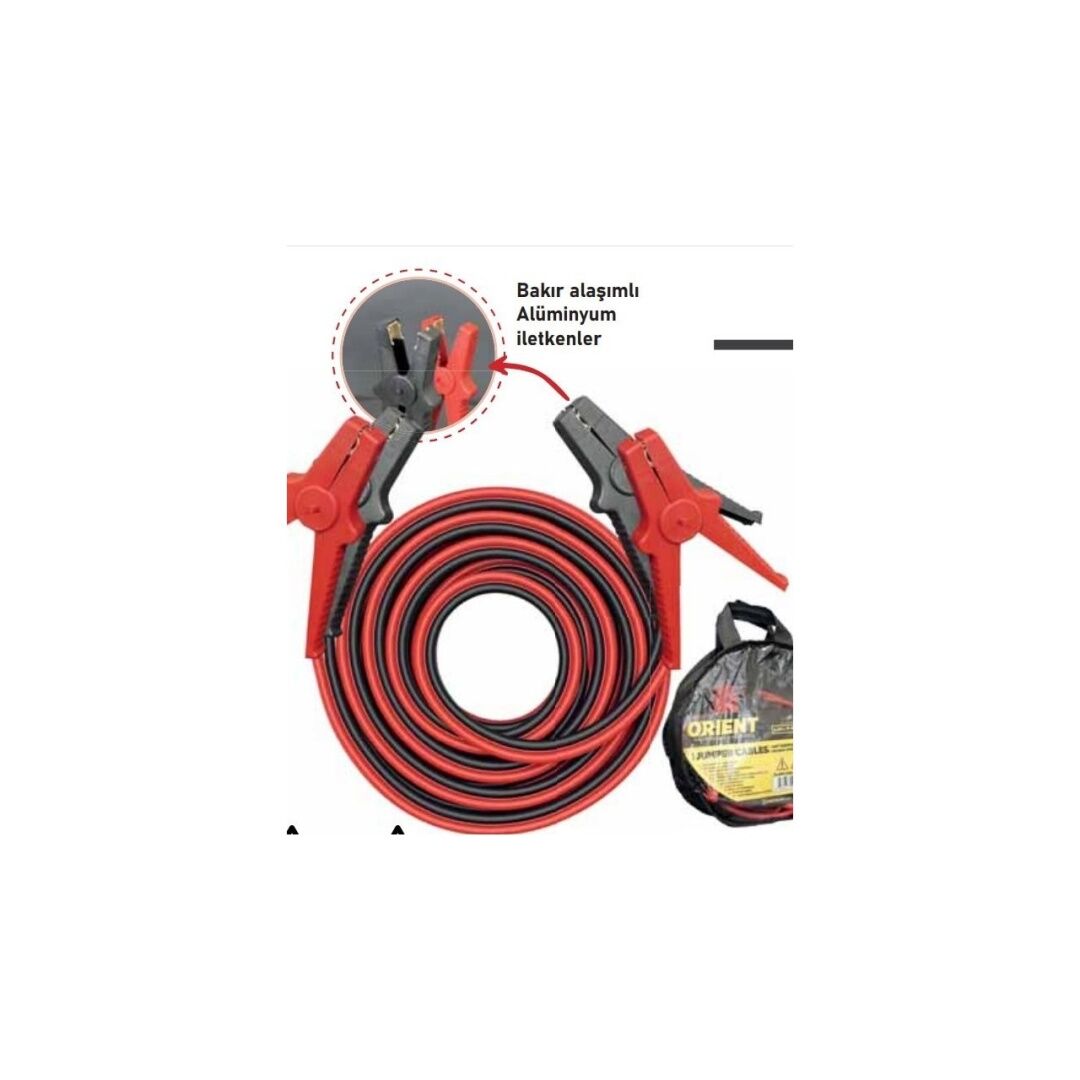 ORIENT AKÜ TAKVİYE KABLOSU 2.2MT ATK220