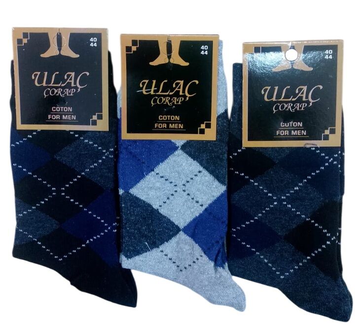 ULAÇ ERKEK BİLGİSAYARLI ÇORAP 40-44
