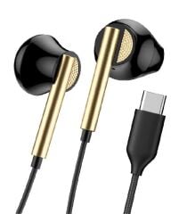 LİNKTECH H65 MİKROFONLU BASLI TYPE-C KULAK İÇİ KABLOLU KULAKLIK