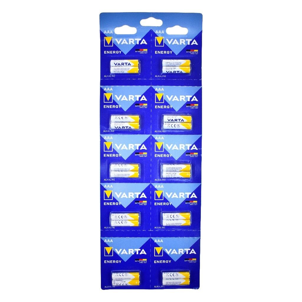 VARTA İNCE PİL KARTELA