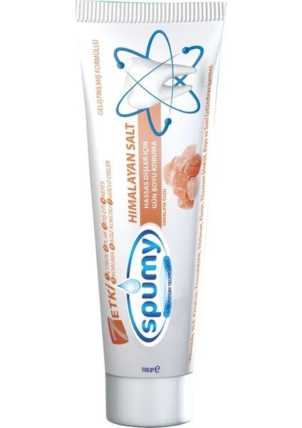 SPUMY DİŞ MACUNU HİMALAYA TUZLU 75ML