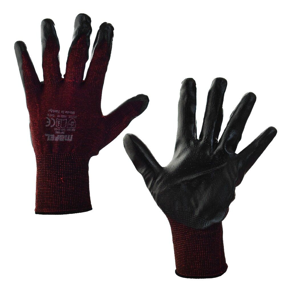 MAFEL PREMIUM NİTRİL ELDİVEN KIRMIZI NO:10