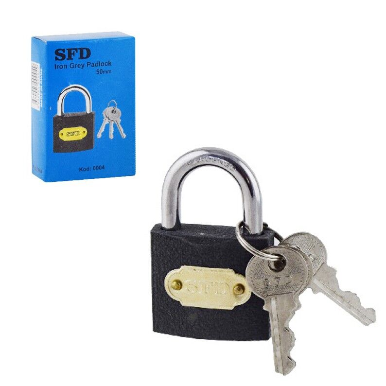 HAND SFD GRİ NORMAL ASMA KİLİT 50 MM