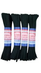 KEMER ÇOK TELLİ YUVARLAK LASTİK SİYAH-BEYAZ 10 MT