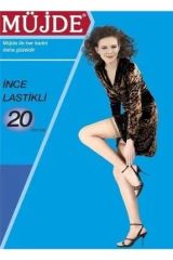 MÜJDE LASTİKLİ TÜL ÇORAP