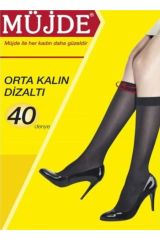 MÜJDE ORTA KALIN DİZ ALTI ÇORAP
