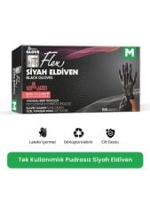 REFLEX FLEX SİYAH ELDİVEN M 100 LÜ