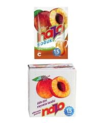 NAZO ŞEFTALİ AROMALI SOĞUK TOZ İÇECEK 9GR*24