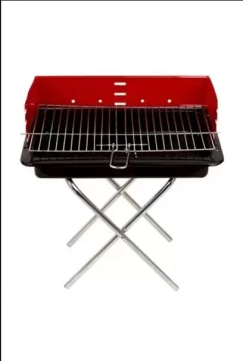 NURGAZ 0109 FATİH LÜKS KIRMIZI MANGAL KARE AYAKLI 50 CM