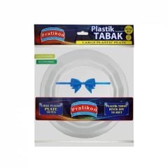 PRATİKON PLASTİK TABAK BÜYÜK 10 LU PR1144