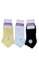 OCEAN BAYAN RENKLİ PATİK ÇORAP BAMBU 36-40