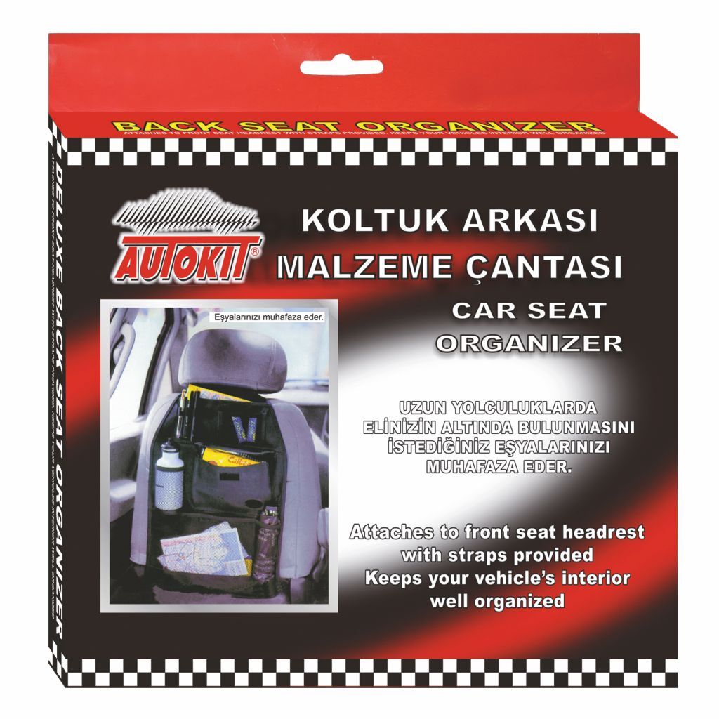 AUTOKİT FA1-629 MALZEME ÇANTASI KOLTUK ARKASI