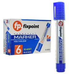 FİXPOİNT KOLİ KALEMİ KESİK UÇ MAVİ