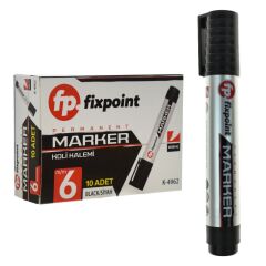 FİXPOİNT KOLİ KALEMİ KESİK UÇ SİYAH