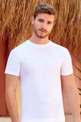 TUTKU ELİT S ELASTAN SIFIR YAKA ATLET BEYAZ