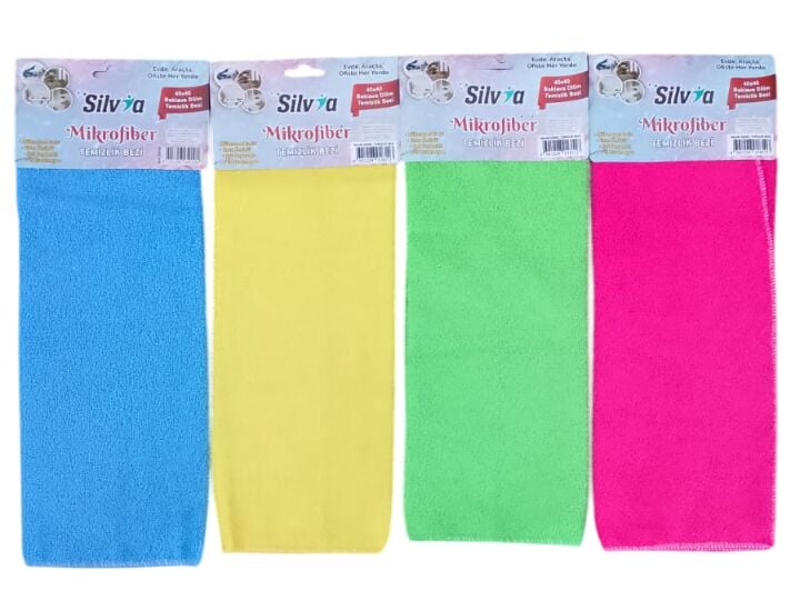 SİLVİA 40X40 HAVLU MİKROFİBER BEZ KARTELALI