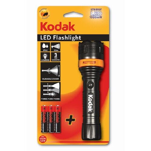 KODAK LED EL FENERİ FOCUS 157 3 ADET PİL HEDİYELİ