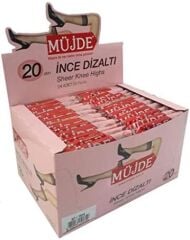 MÜJDE ÇORAP İNCE DİZALTI  57/TEN