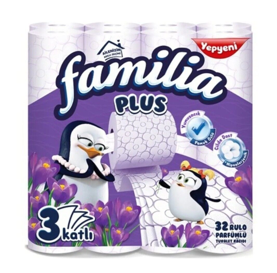FAMİLİA 32 Lİ TUVALET KAĞIDI SİHİRLİ ÇİÇEK PARFÜMLÜ