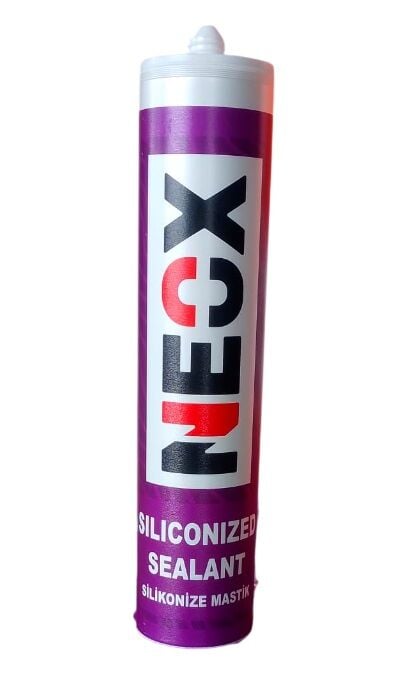 NEOX SİLİKONİZE MASTİK BEYAZ 450 GR(KOLİ 24 LÜ)