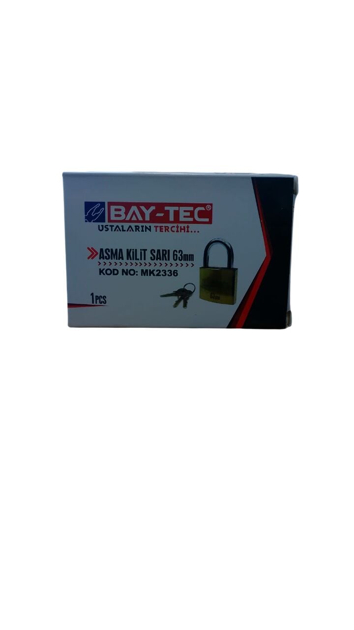 BAY-TEC ASMA KİLİT SARI 63 MM MK2336(PK 6 LI)