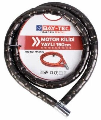 BAY-TEC BİSİKLET KİLİDİ KALIN 150 CM MK2476
