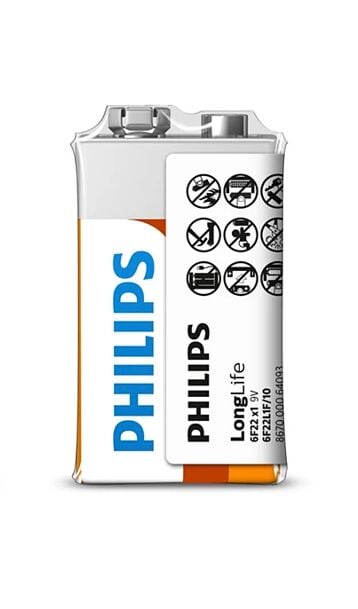 PHILIPS 9 W PİL 6F22L1F/10 PK-12 Lİ