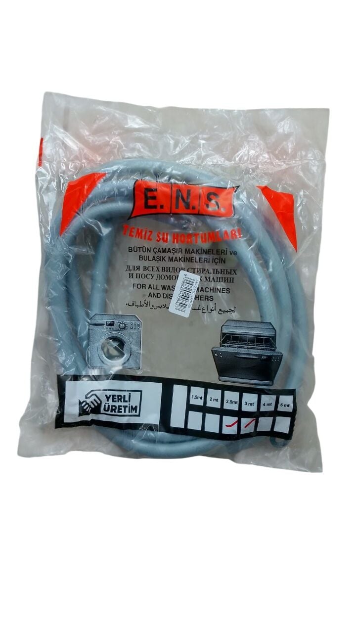ENS 2,5 MT ÇAMAŞIR MAKİNE TEMİZ SU HORTUMU