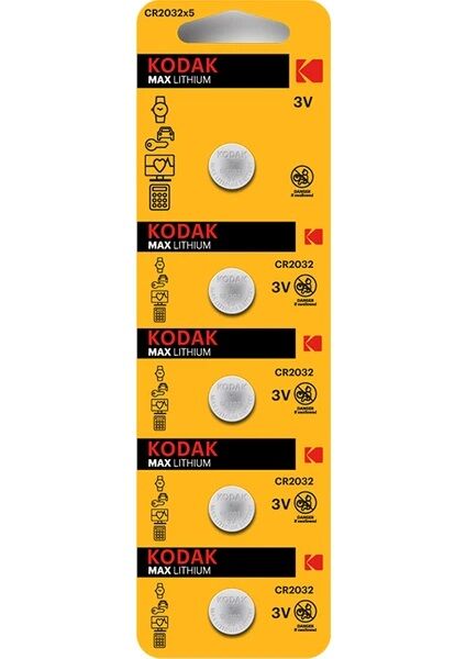 KODAK PARA PİL CR2032 5 Lİ