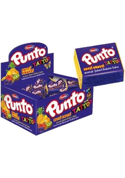 PUNTO SAKIZ MAVI TUTTİ FRUTTİ