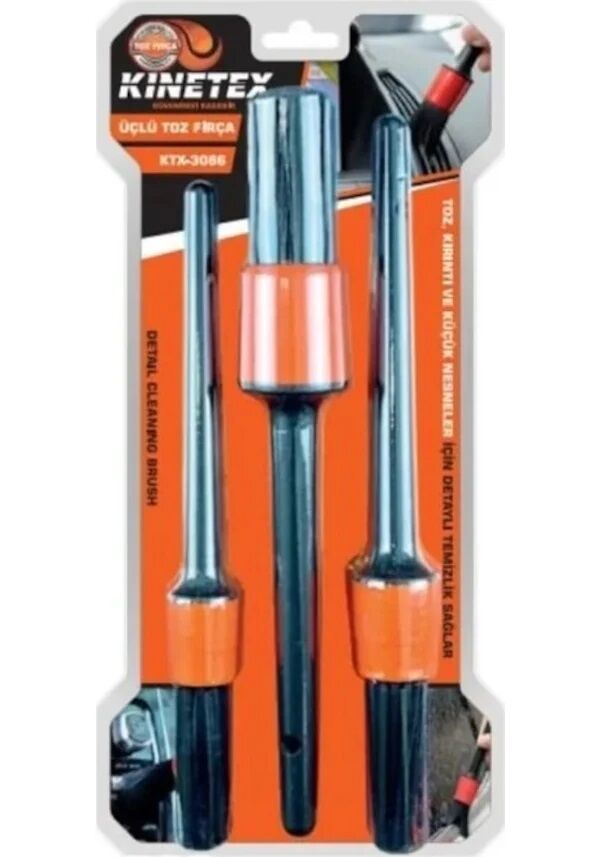 KINETEX KTX-3086 TOZ TEMİZLEME FIRÇASI 3 LÜ