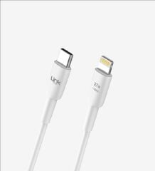 LİNKTECH K603 TYPE-C LİGHTNİNG HIZLI ŞARJ KABLOSU 30W BEYAZ 1 MT
