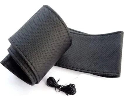 CARUB DİREKSİYON KILIFI İĞNELİ 38 CM SİYAH DİKİŞ