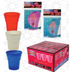 PRATİKON RENKLİ MİKA BARDAK 5 Lİ